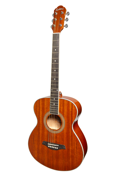 Martinez MF-41G-MAH '41 Series' Folk Size Acoustic-Electric Guitar Gloss Mahogany