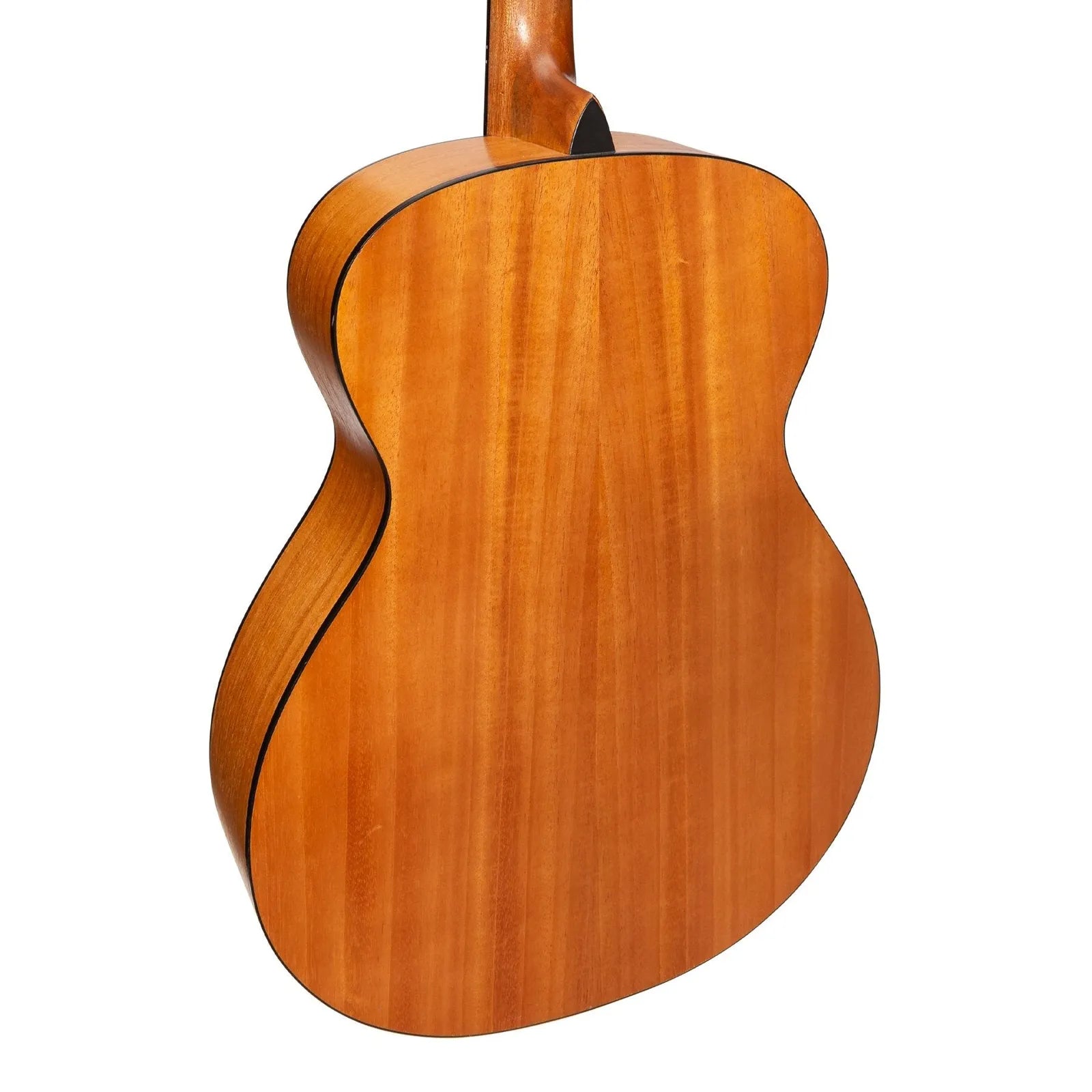 Martinez MF-41L Left Handed Folk Size Acoustic Guitar Natural Mahogany 6 String — view 5