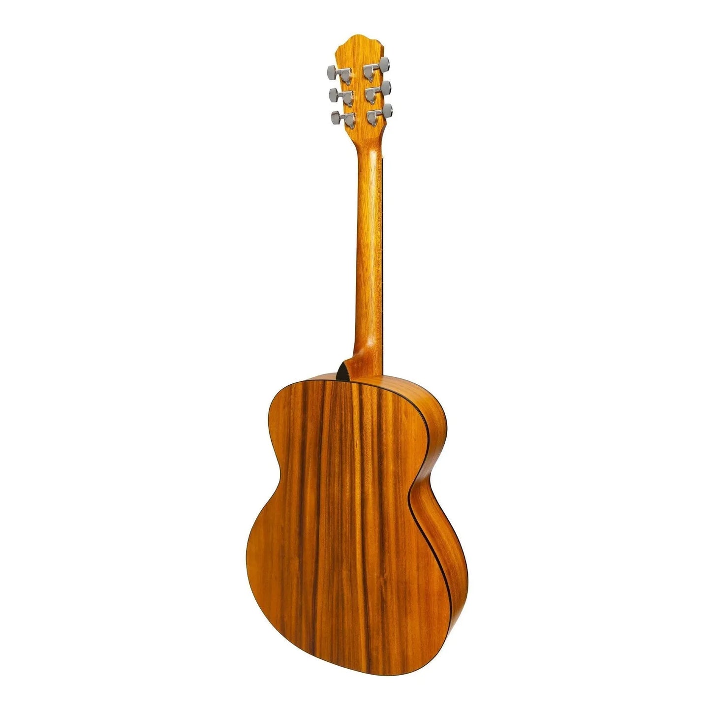 Martinez MF-41 Folk Size Acoustic Guitar with Built-in Tuner (Koa) — view 2