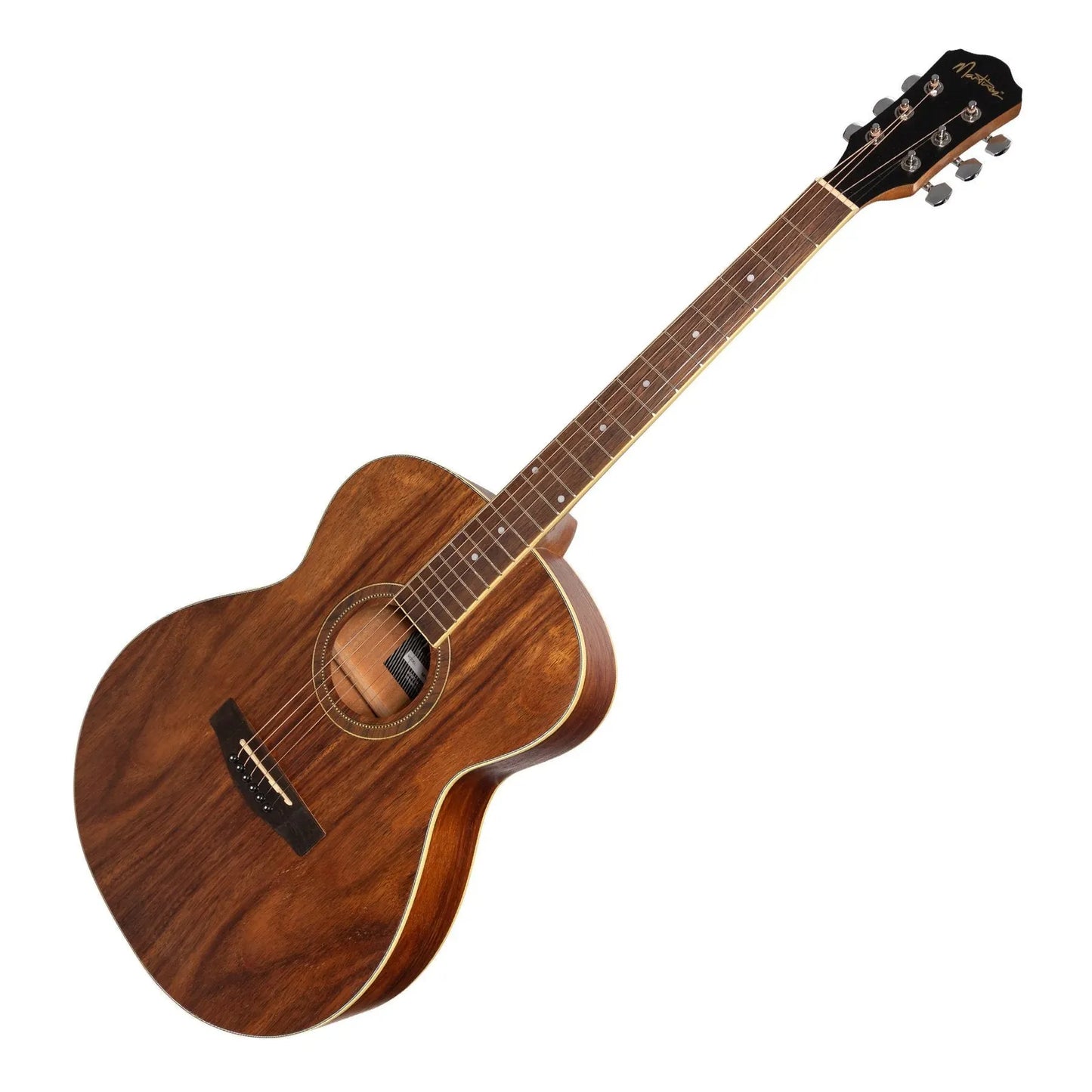Martinez MF-41 Folk Size Acoustic Guitar with Built-in Tuner - Rosewood — view 3