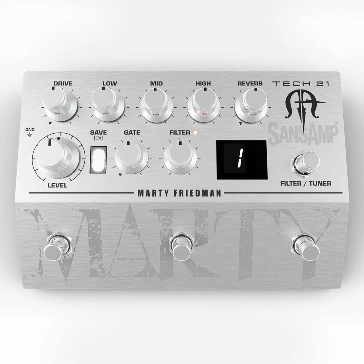 Tech 21 Marty Friedman Signature SansAmp MF1 Pedal