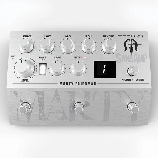 Tech 21 Marty Friedman Signature SansAmp MF1 Pedal