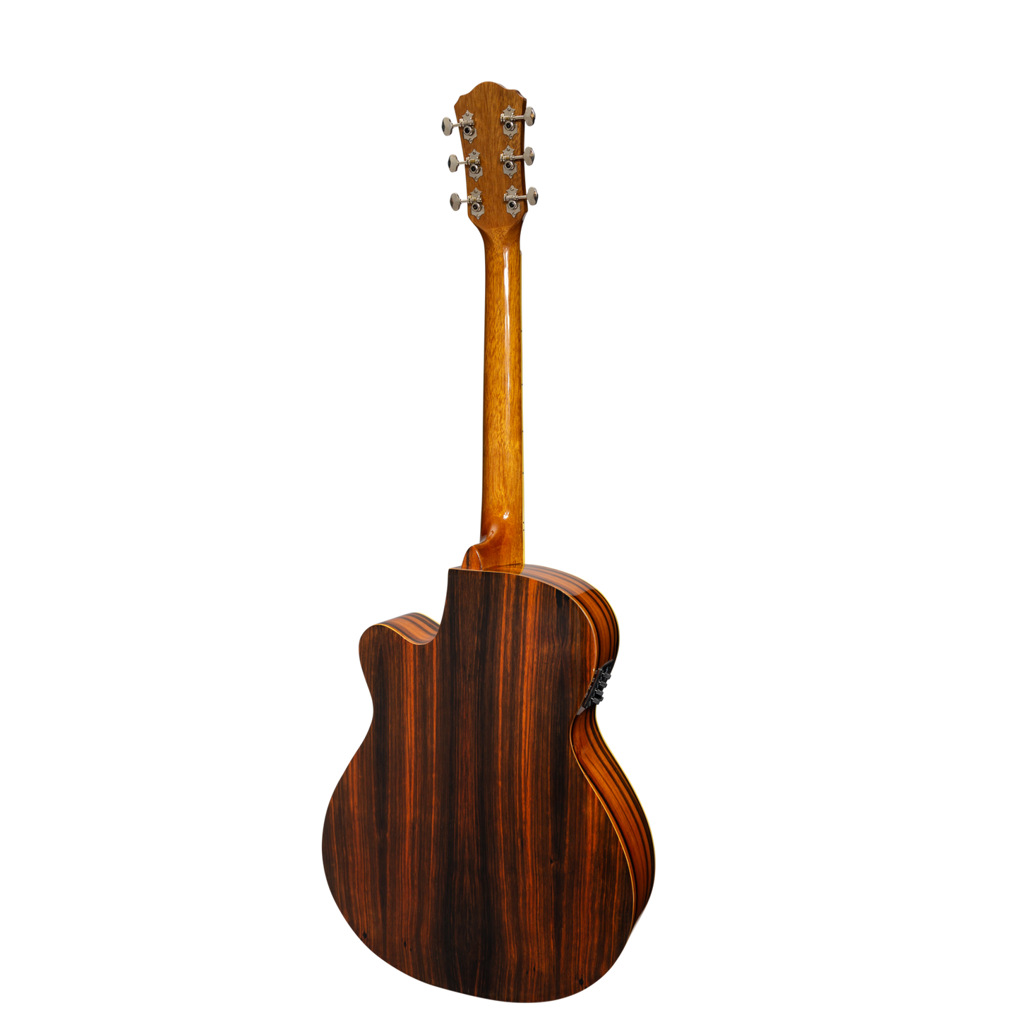 Martinez '51 Series' Folk Size Cutaway Acoustic-Electric Guitar Amara Gloss MFC-51G-AMA — view 2