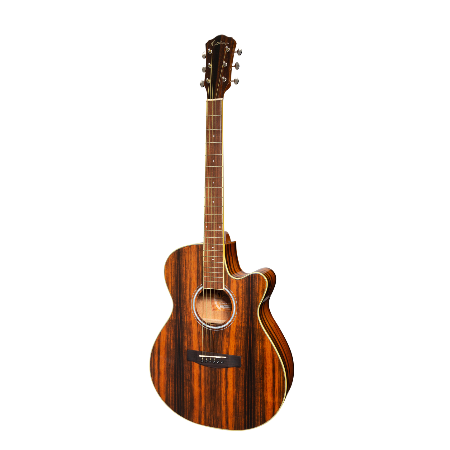 Martinez '51 Series' Folk Size Cutaway Acoustic-Electric Guitar Amara Gloss MFC-51G-AMA