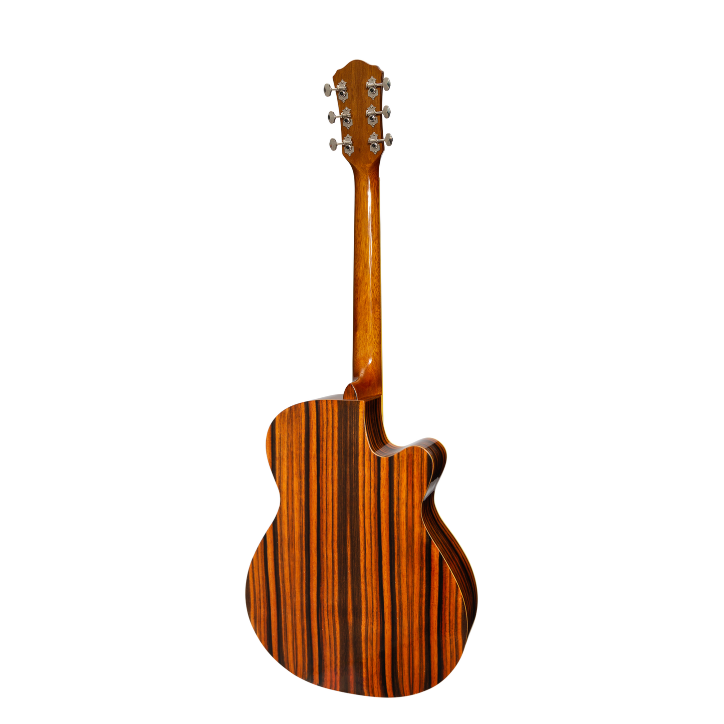 Martinez '51 Series' Left Handed Folk Size Cutaway Acoustic-Electric Guitar Amara Gloss MFC-51GL-AMA — view 2