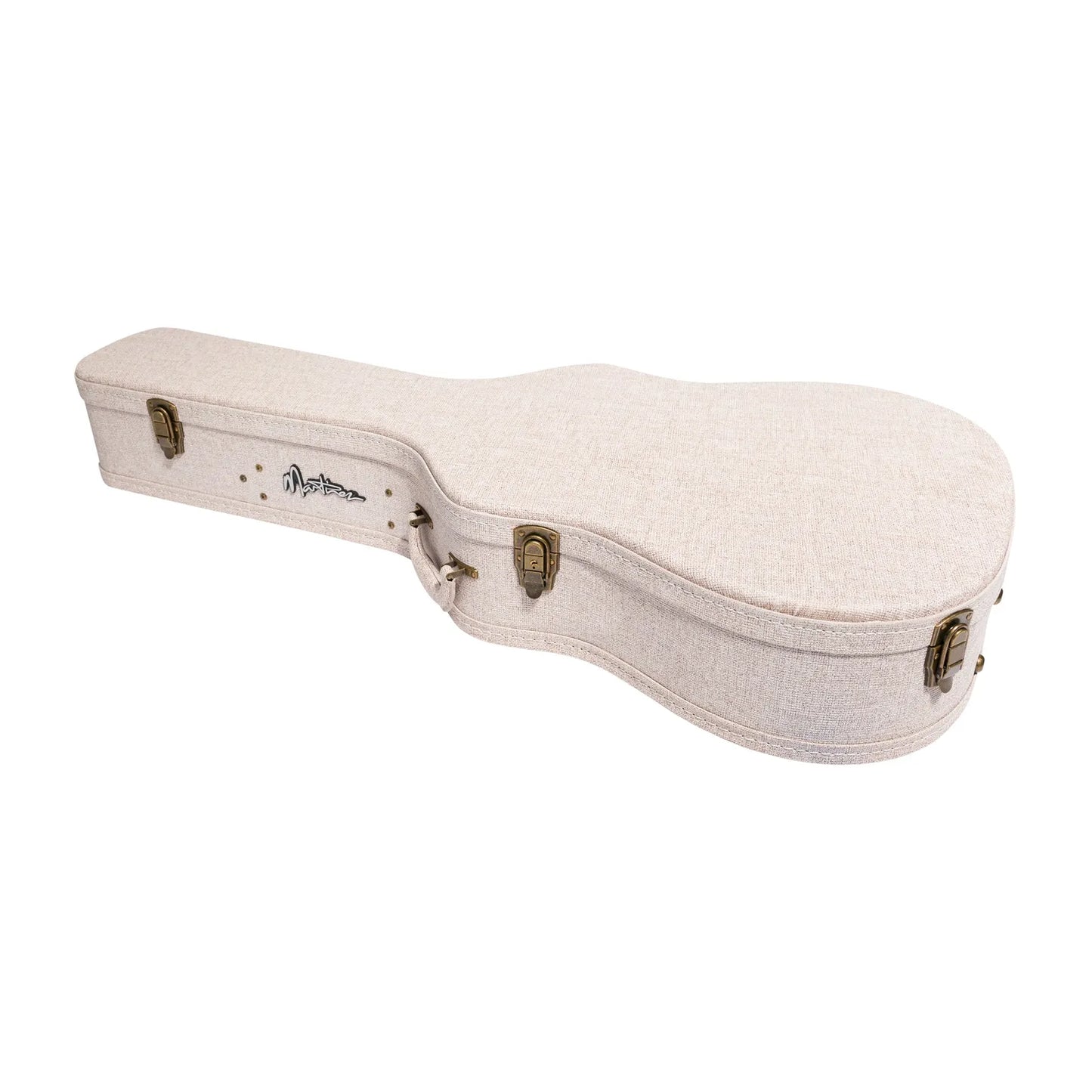 Martinez Deluxe Dreadnought Acoustic Hard Case - Ivory, Southern Star Series
