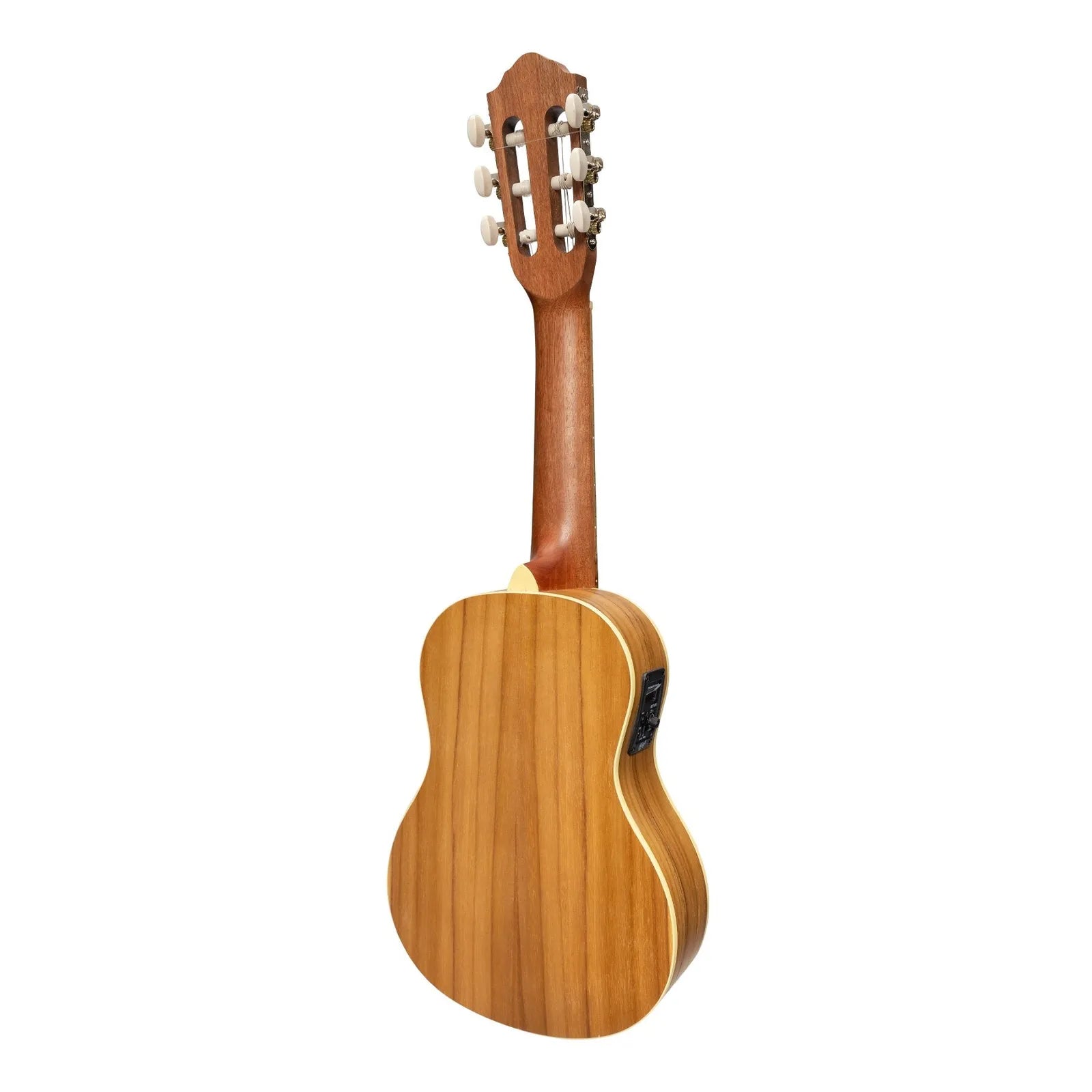 Mojo MGT-G2P-JTK 'Guitarulele' 1/4 Size Classical Acoustic-Electric Guitar with Pickup in Natural Satin — view 2