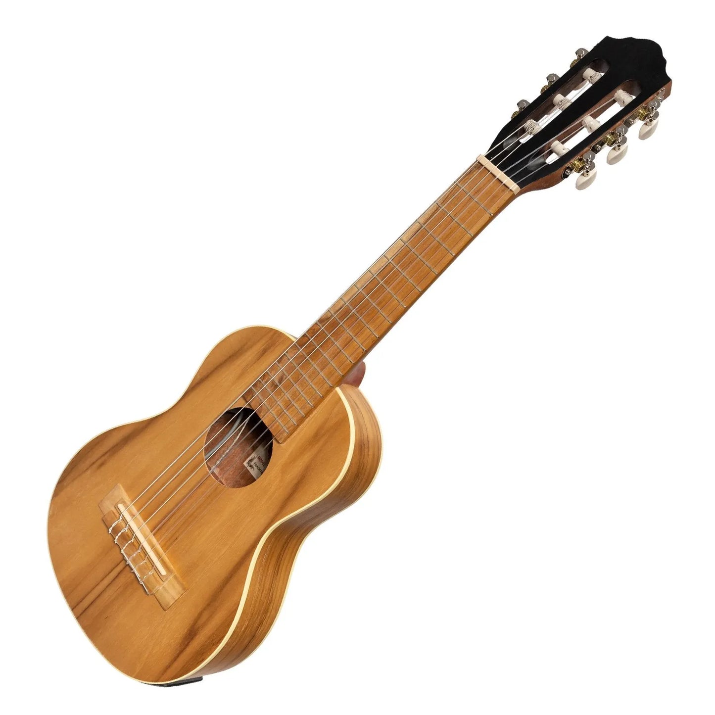 Mojo MGT-G2P-JTK 'Guitarulele' 1/4 Size Classical Acoustic-Electric Guitar with Pickup in Natural Satin — view 3