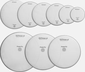ROLAND MH2-13 Powerply Dual-Ply 13" Mesh Head for V-Drums - Enhanced Playability & Durability
