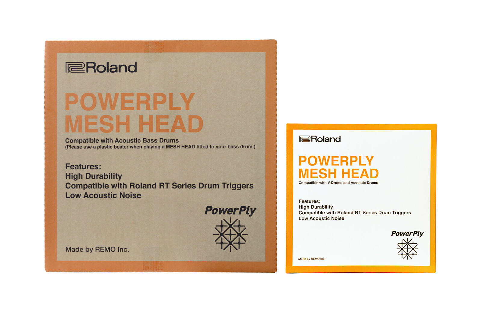 ROLAND MH2-22BD Powerply 22" Dual-Ply Mesh Head for V-Drums - Enhanced Playability & Durability — view 3