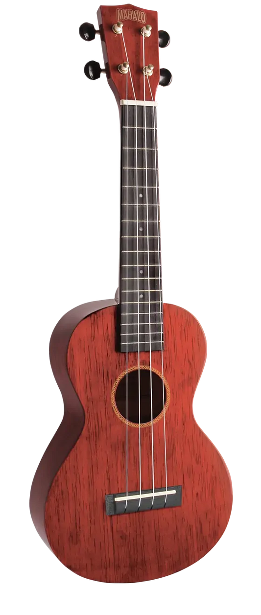 Mahalo H Concert Ukulele Transparent Wine Red