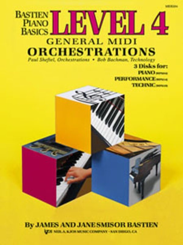 Piano Basics General Midi Orchestrations Level 4 Book