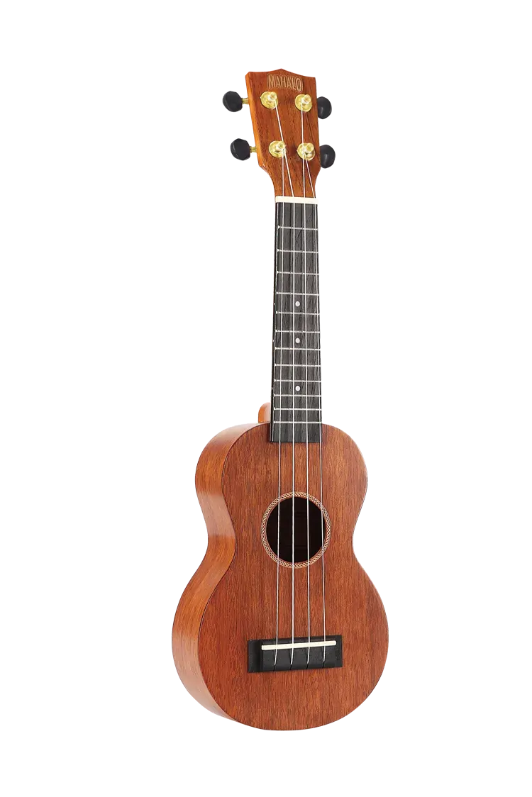 Mahalo J Series Soprano Ukulele Trans Brown MJ1TBR with Gig Bag