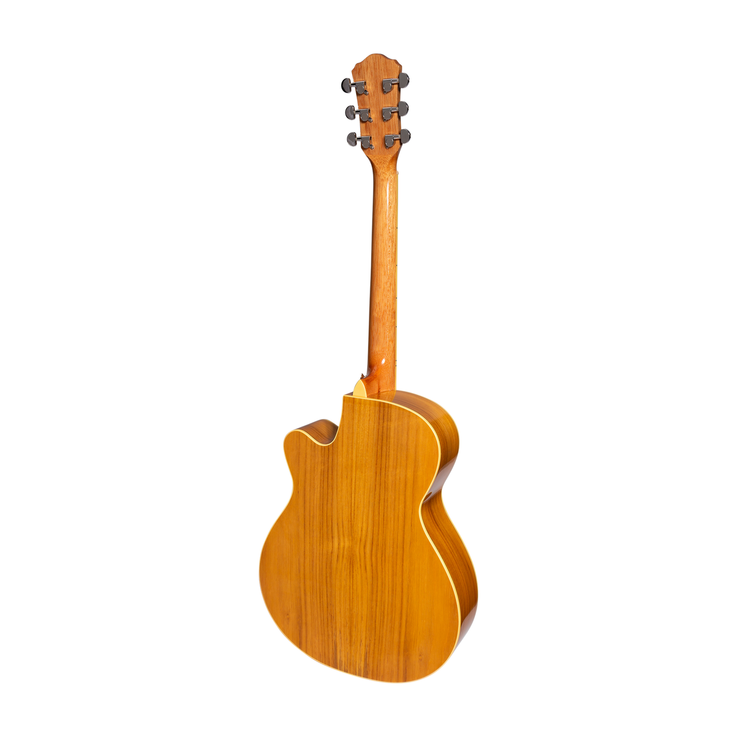 Martinez MJH-3CG-JTK Jazz Hybrid Acoustic-Electric Guitar Small Body Natural Gloss — view 2