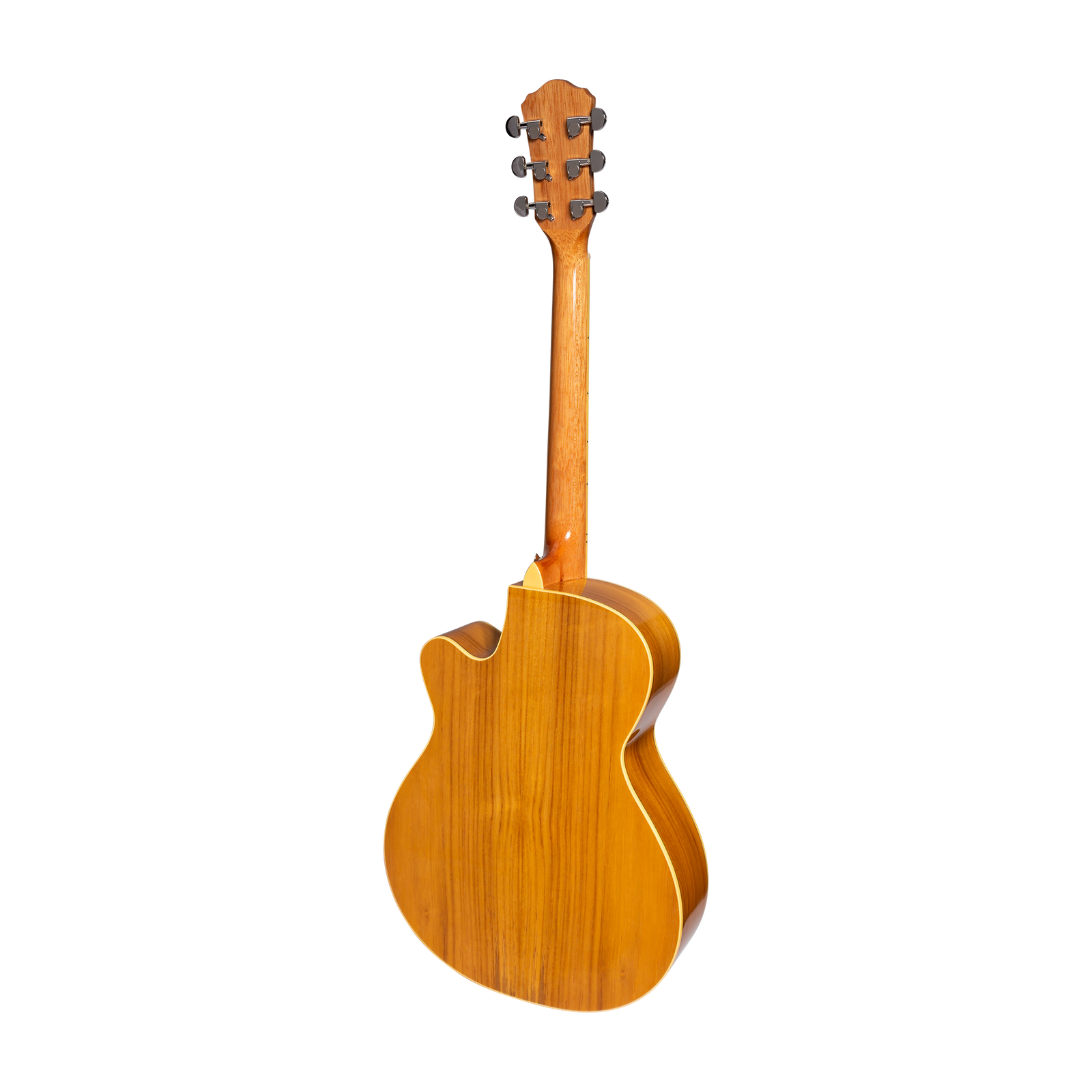 Martinez MJH-3CG-JTK Jazz Hybrid Acoustic-Electric Guitar Small Body Natural Gloss — view 2