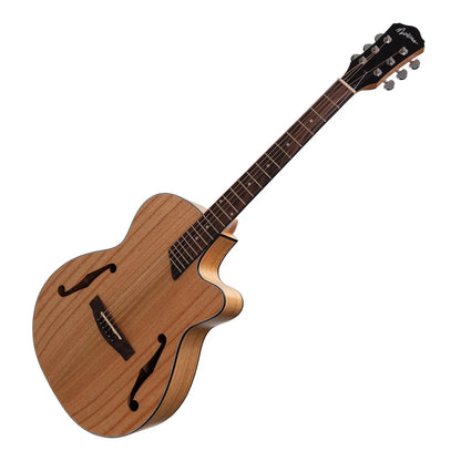 Martinez MJH-3CG-MWD Jazz Hybrid Acoustic Guitar Natural Gloss Small Body — view 3