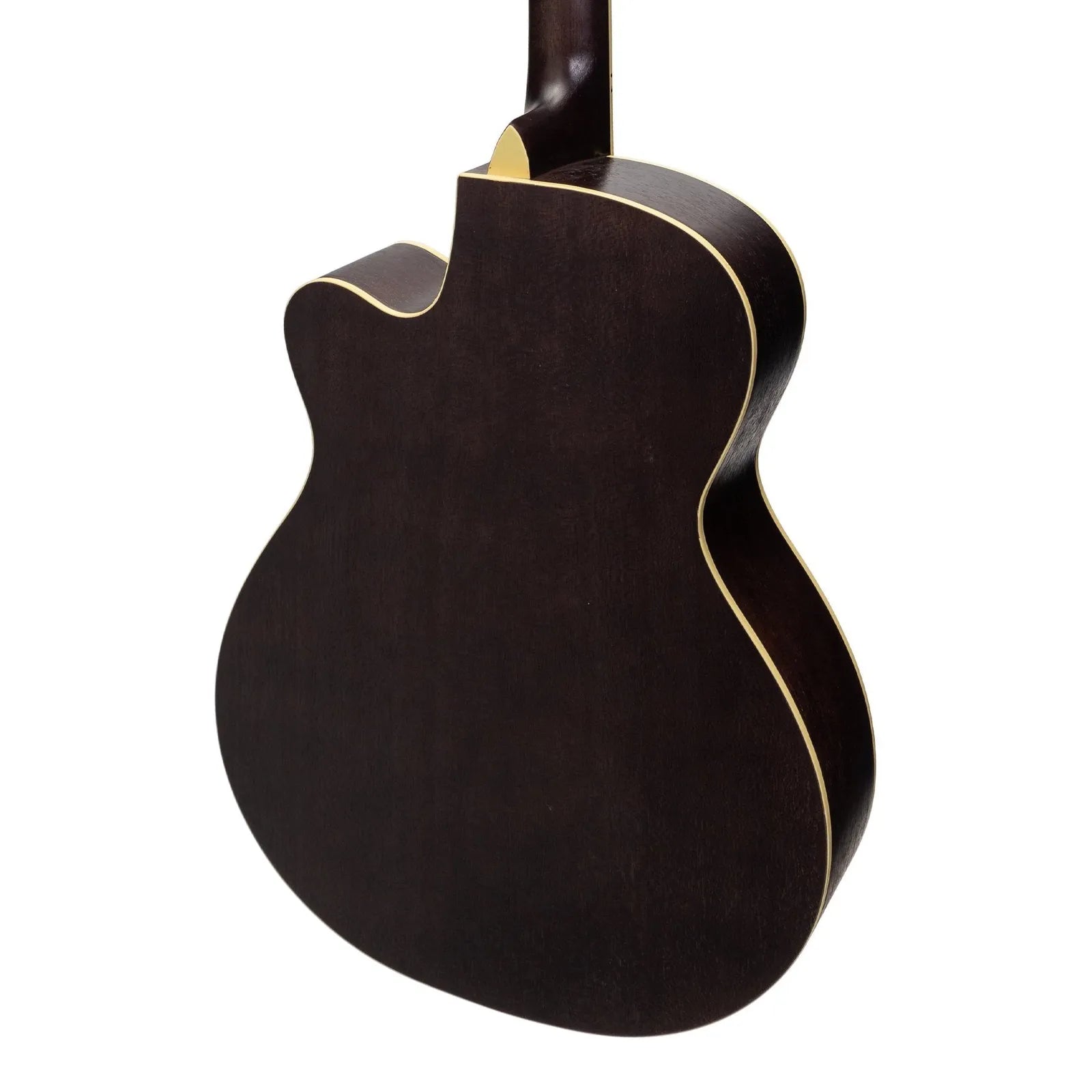 Martinez MJH-3CP-BLK Jazz Hybrid Acoustic-Electric Small Body Guitar Black — view 5