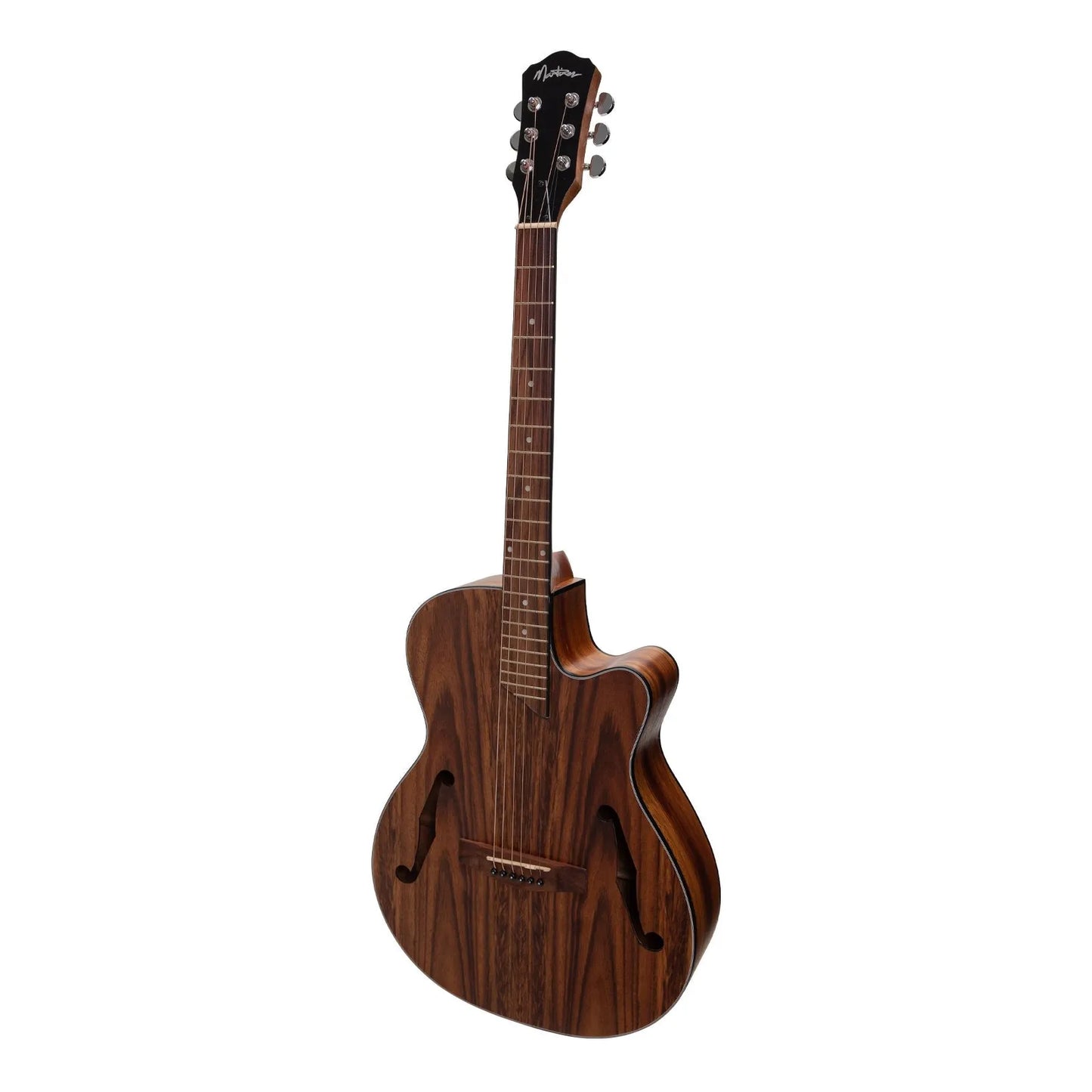 Martinez MJH-3CP-RWD Jazz Hybrid Acoustic-Electric Small Body Guitar Rosewood