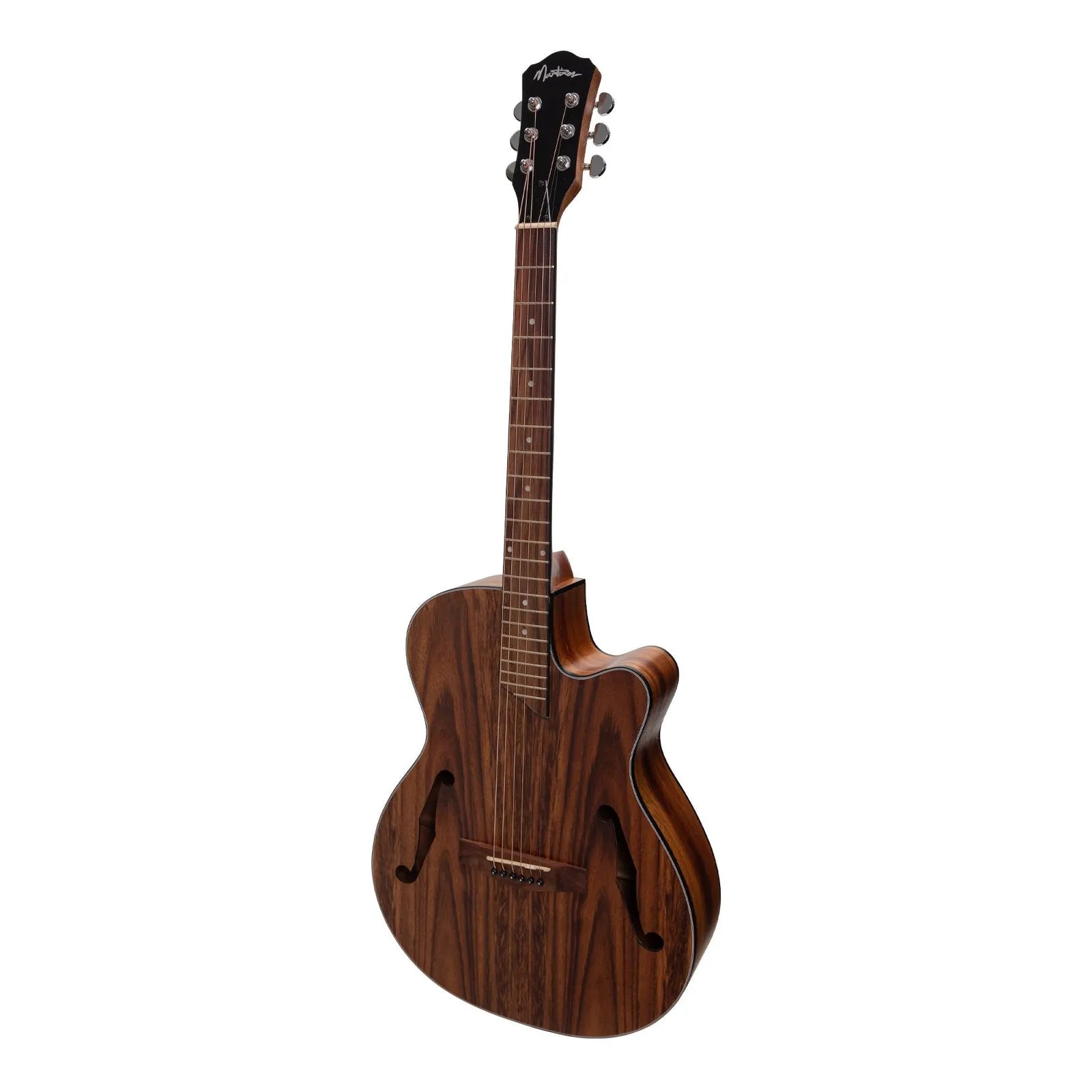 Martinez MJH-3CP-RWD Jazz Hybrid Acoustic-Electric Small Body Guitar Rosewood
