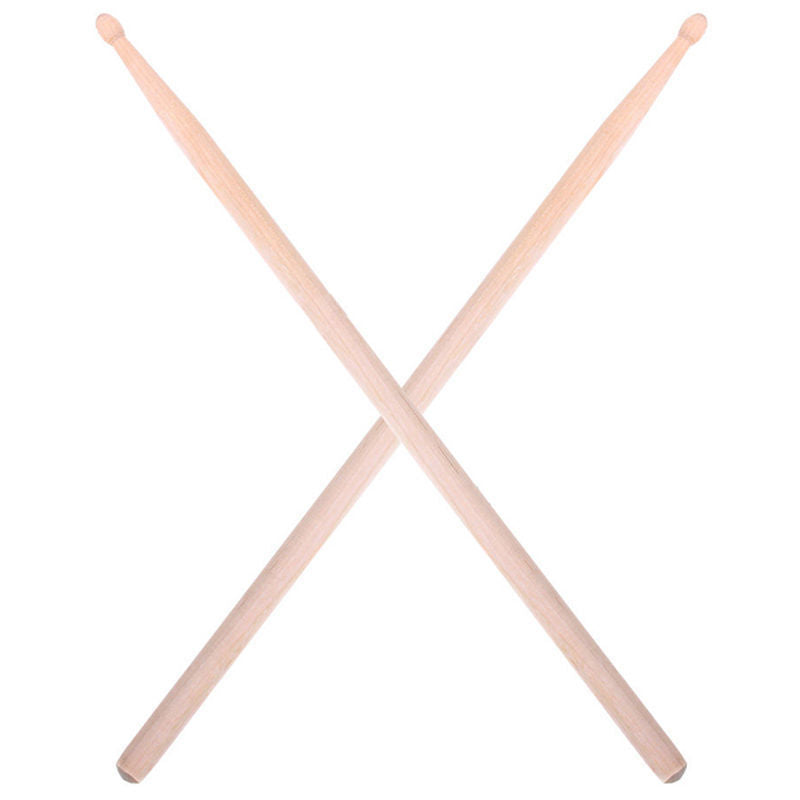 1 Pair 7A Maple Wood Lightweight Endearing Music Oval Tip Drumsticks Drum Sticks — view 2