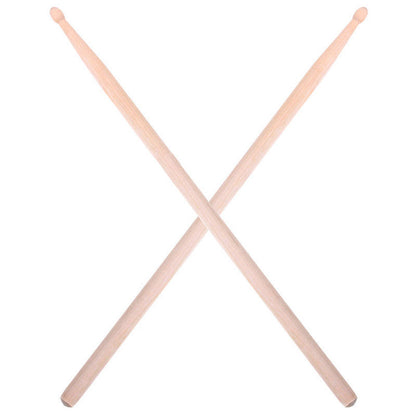 1 Pair 7A Maple Wood Lightweight Endearing Music Oval Tip Drumsticks Drum Sticks — view 2