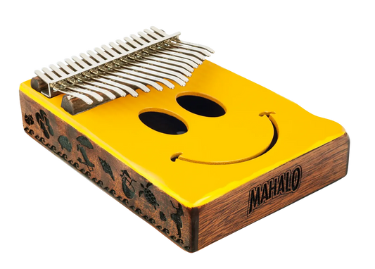 Mahalo 17 Note Ukulele MKA17SM - Smile Face Soundhole with Beach Etchings