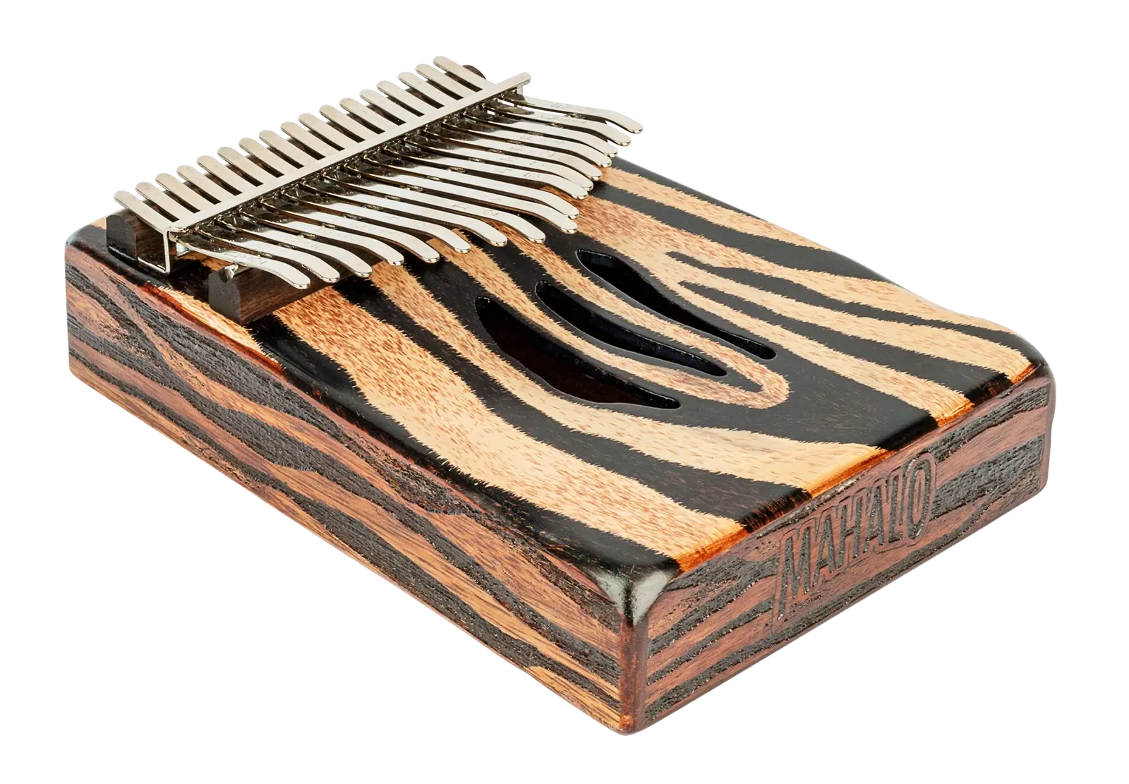 Mahalo 17 Note Zebra Kalimba MKA17ZE