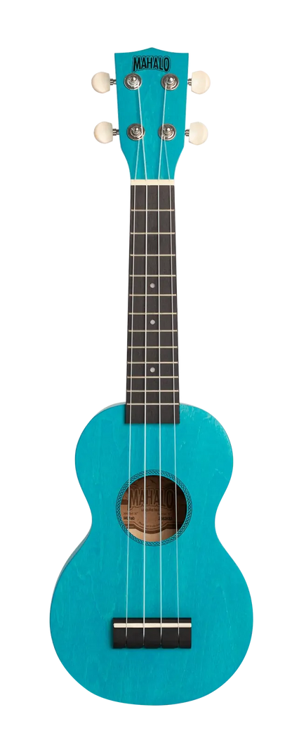 Mahalo I Series Soprano Ukulele (Aqua Blue) — view 2