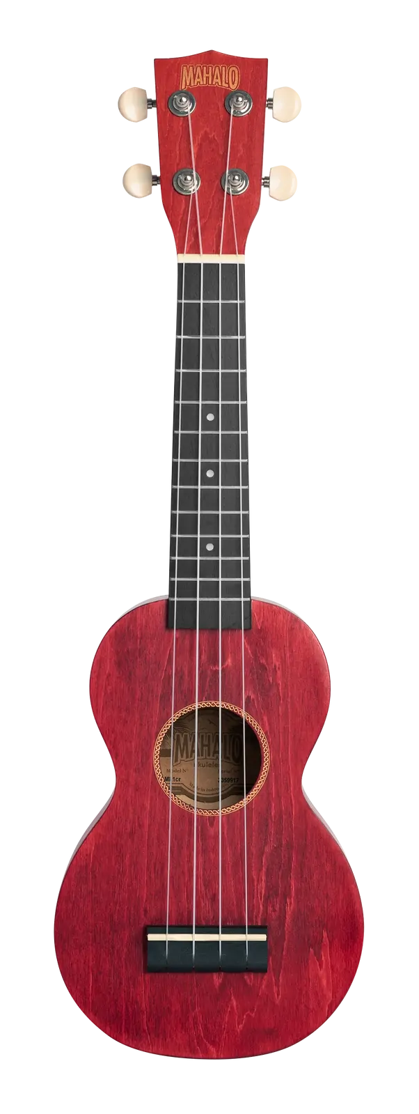 Mahalo I Series Soprano Ukulele (Cherry Red) — view 2