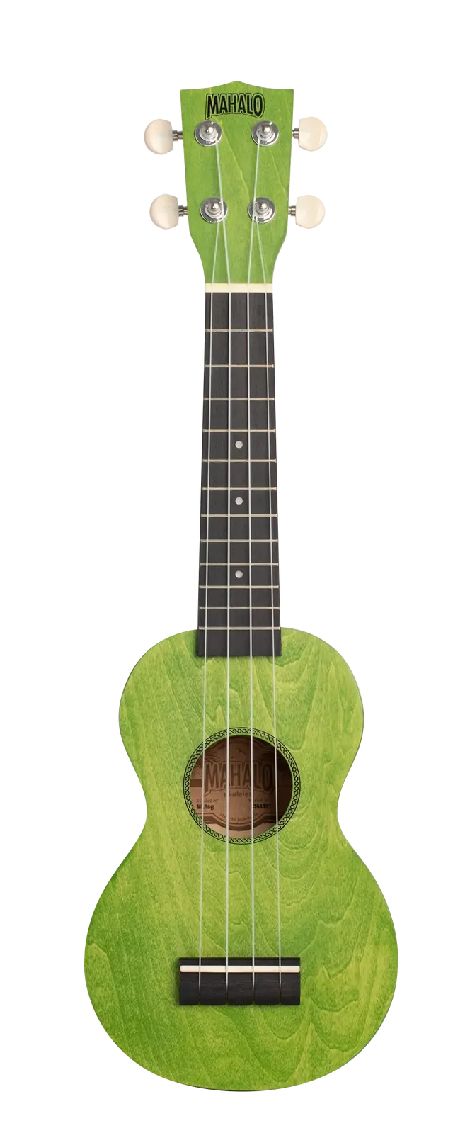 Mahalo I Series Soprano Ukulele - Sea Green with Mahogany Fingerboard — view 2