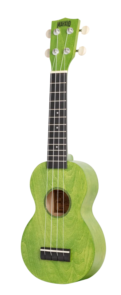 Mahalo I Series Soprano Ukulele - Sea Green with Mahogany Fingerboard — view 4