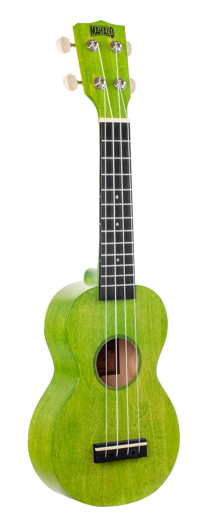 Mahalo I Series Soprano Ukulele - Sea Green with Mahogany Fingerboard