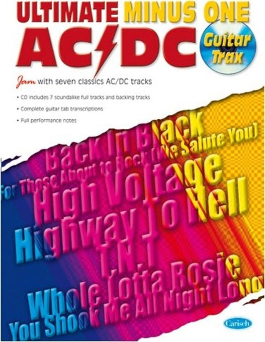 AC/DC Ultimate Minus One TAB Book/CD Book