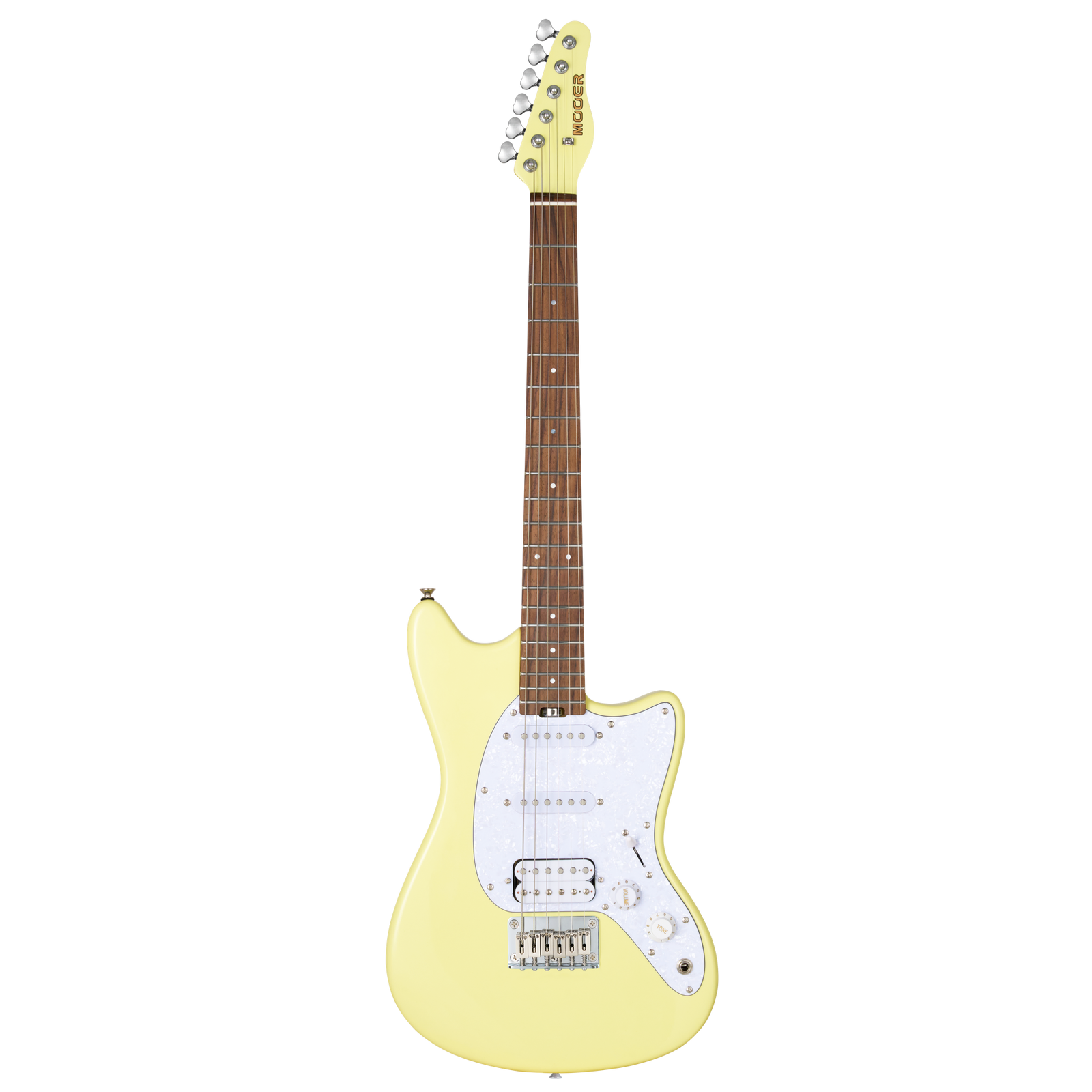 MOOER MLT10 Offset Light Electric Guitar - Candy Yellow