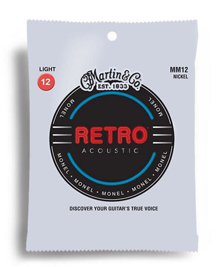 Martin Retro Acoustic Guitar String Set MM12 (12-54)