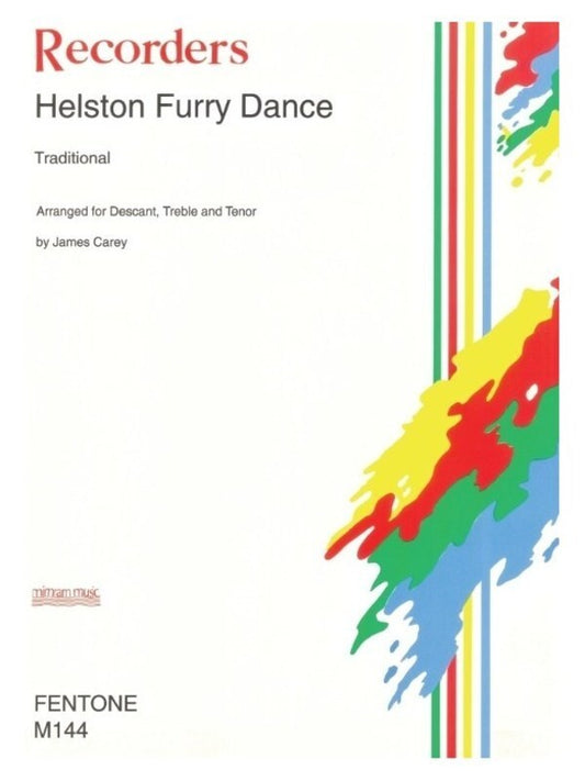 Helston Furry Dance Recorder Ensemble (Music Score/Parts) Book