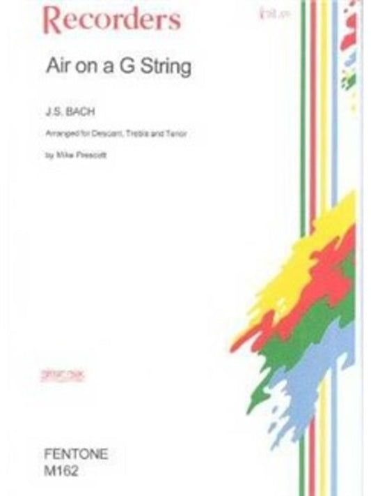 Air On A G String Recorder Ensemble (Music Score/Parts) Book