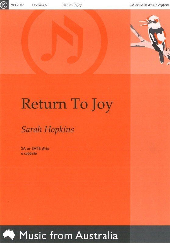 Sarah Hopkins: Return to Joy — SA (Morton Music)