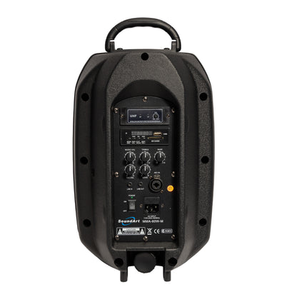 SoundArt 60 Watt Wireless Multi-Purpose Amplifier with Bluetooth, MP3 Player, Mic Channel, Remote Control, Portable PA System — view 2