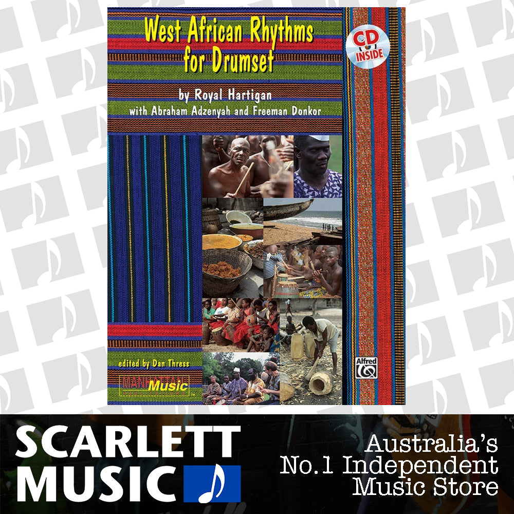 West African Rhythms for Drumset Book/CD — view 2