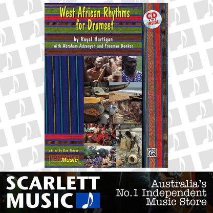 West African Rhythms for Drumset Book/CD — view 2