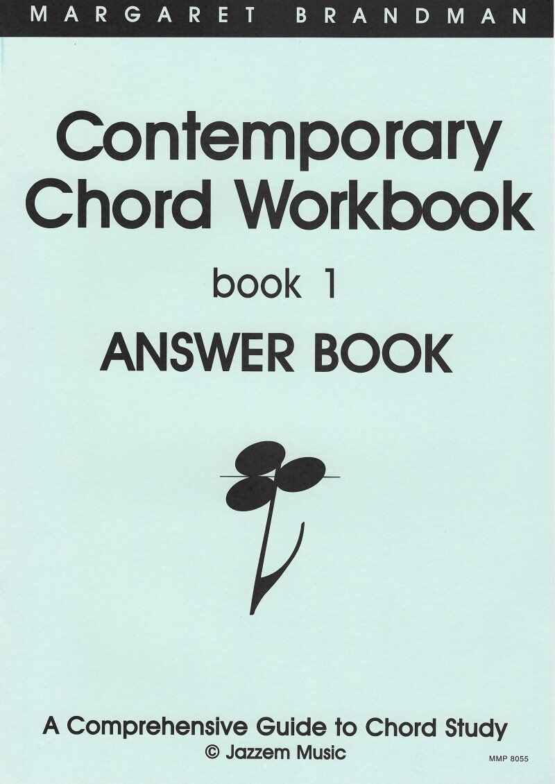 Contemporary Chord Workbook 1 Answerbook by Margaret Brandman