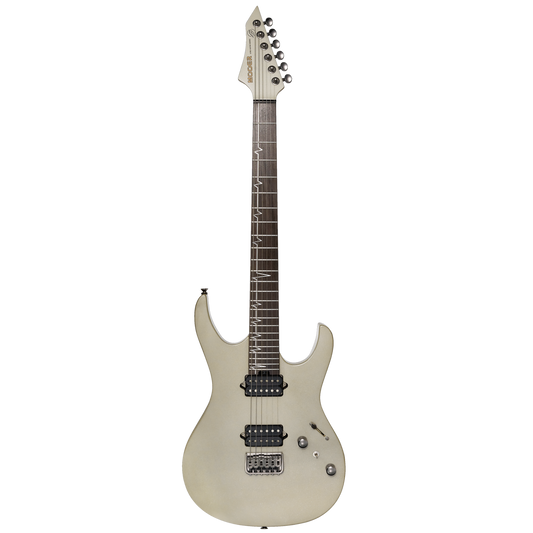 MOOER MMT100 Electric Guitar - Iron Grey, Alder Body, Roasted Maple Neck, Rosewood Fingerboard, 24 Frets, MMT Humbuckers, Locking Tuners