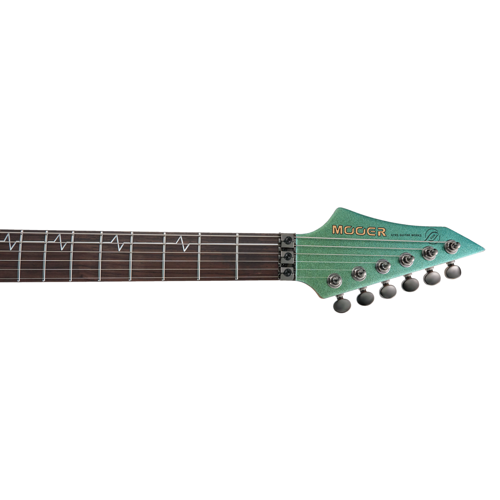 MOOER MMT100 FR Electric Guitar Aurora Green — view 5