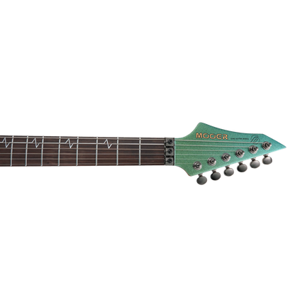 MOOER MMT100 FR Electric Guitar Aurora Green — view 5