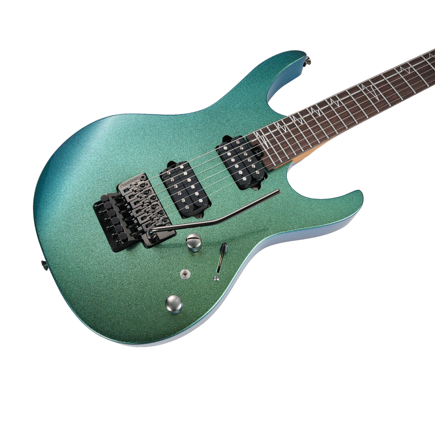 MOOER MMT100 FR Electric Guitar Aurora Green — view 3