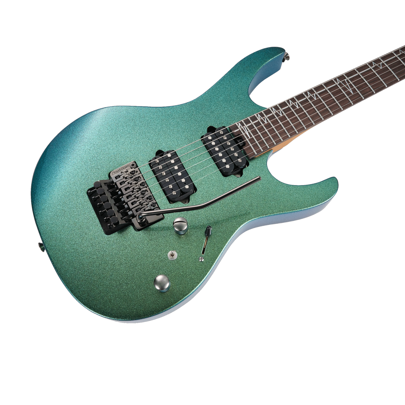 MOOER MMT100 FR Electric Guitar Aurora Green — view 3