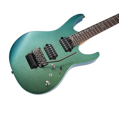 MOOER MMT100 FR Electric Guitar Aurora Green — view 3