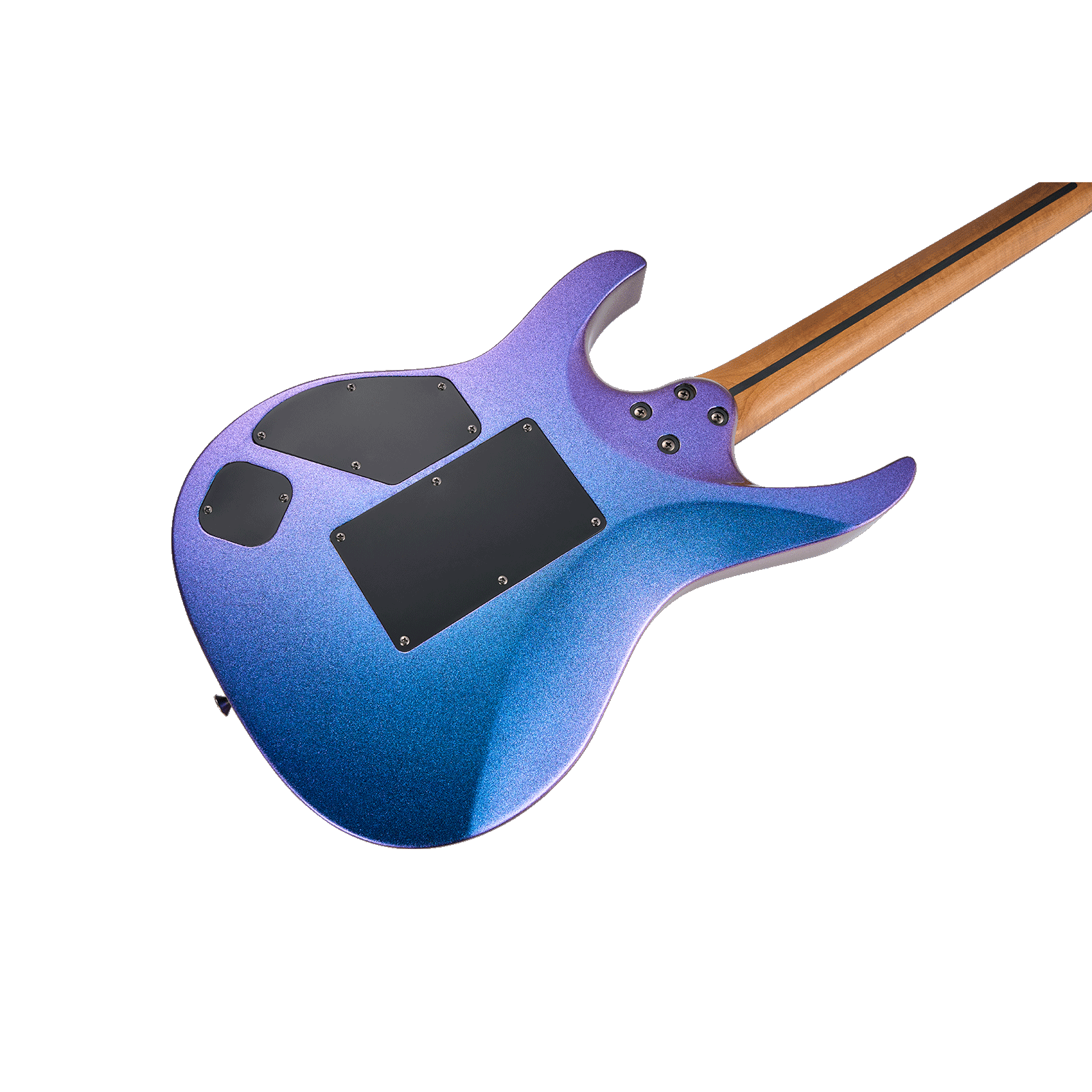 MOOER MMT100 FR Electric Guitar Aurora Purple with Floyd Rose Tremolo and Locking Nut — view 5