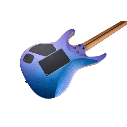MOOER MMT100 FR Electric Guitar Aurora Purple with Floyd Rose Tremolo and Locking Nut — view 5